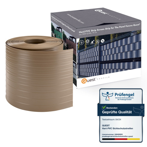 Fence Tape Quest® Lux 900 g/m², 19cm Beige RAL 1019