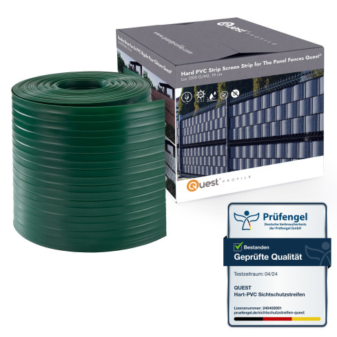 Fence Tape Quest® Lux 900 g/m², 19cm Green RAL 6005