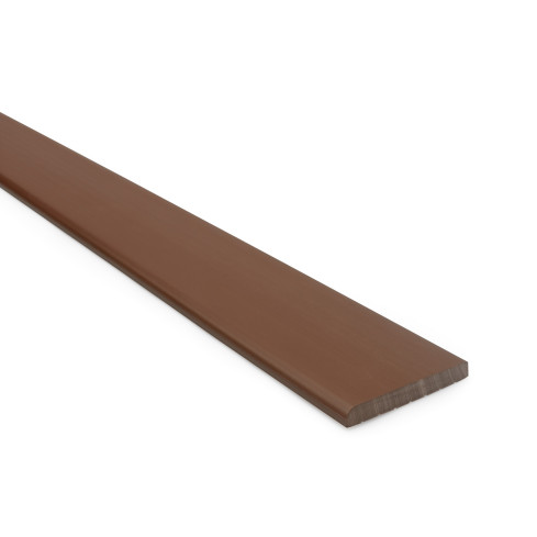 System skirting board LP, brown, 1.5m