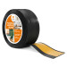 Self-adhesive PVC skirting board, flexible DEKOR baseboard, 70x20mm, black