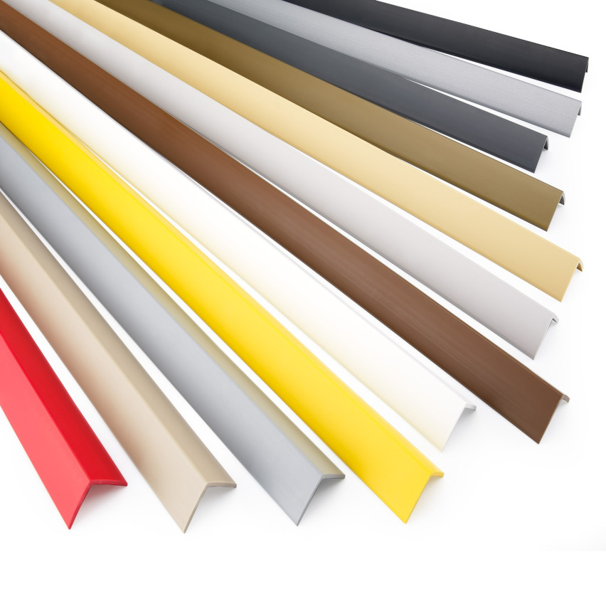 PVC Corner trim, yellow