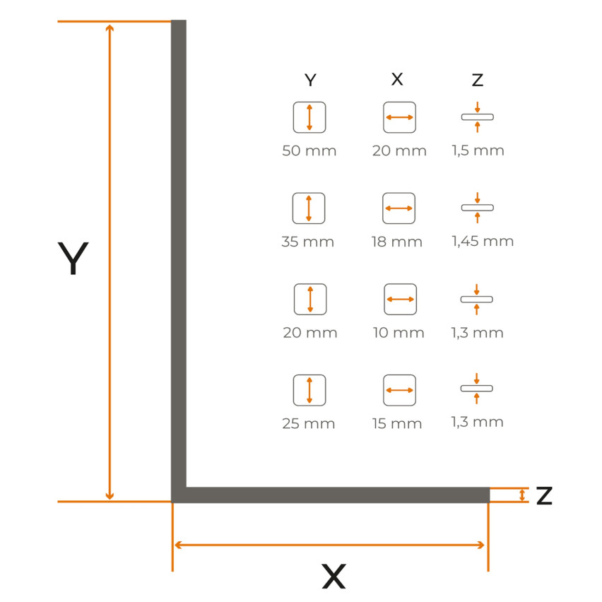 PVC uneven angle profile, self-adhesive edge protection, corner protection, beige