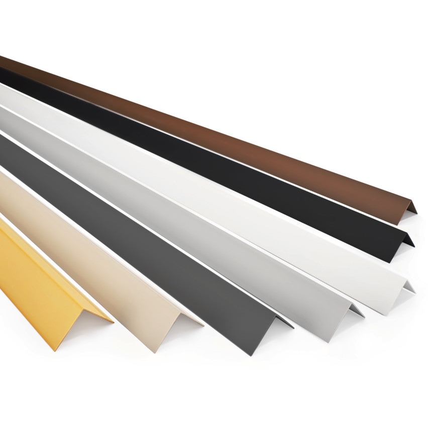  PVC uneven angle profile, glued on the outside, corner protection, beige